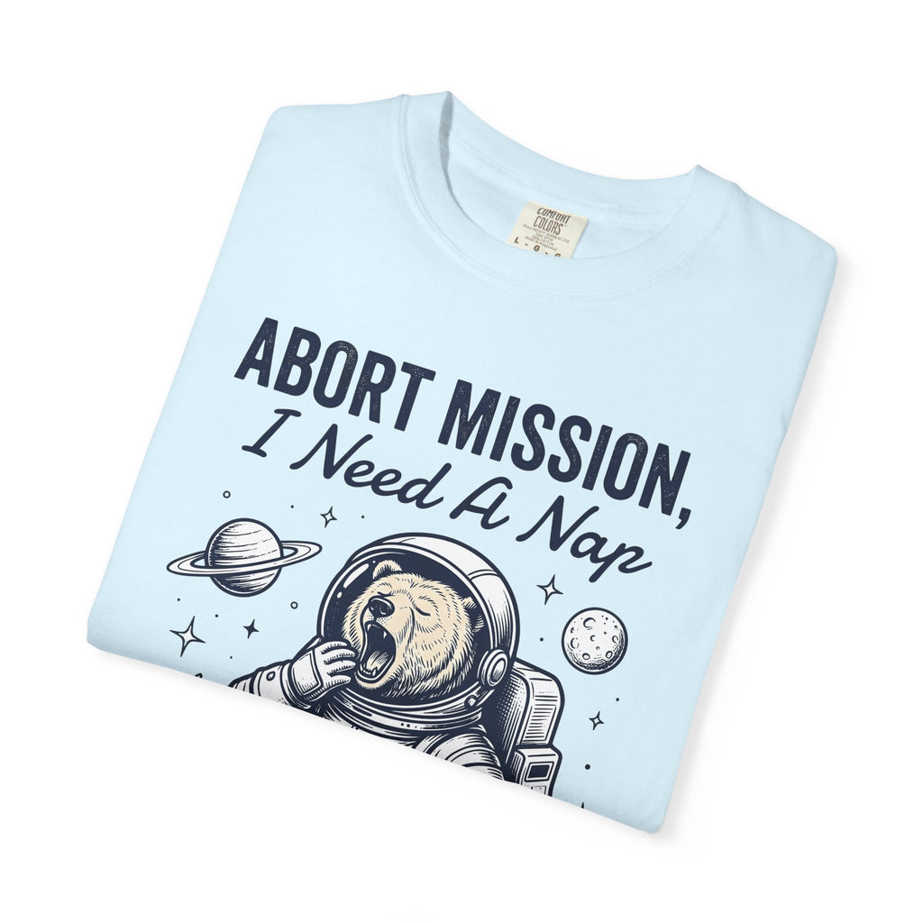 Astronaut Bear Shirt Funny Animal Gift Women Cartoon Tee Teddy Bear T-Shirt Humor Fan Cute Graphic Creature Design Retro Planets Tshirt