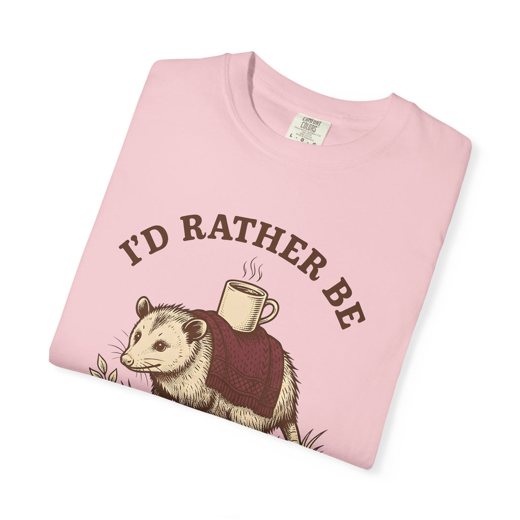 Opossum Mug Shirt Cozy Wildlife Gift Women Retro Tee Possum T-Shirt Snug Fan Vintage Tshirt Animal Graphic Sketch Throw Tshirt