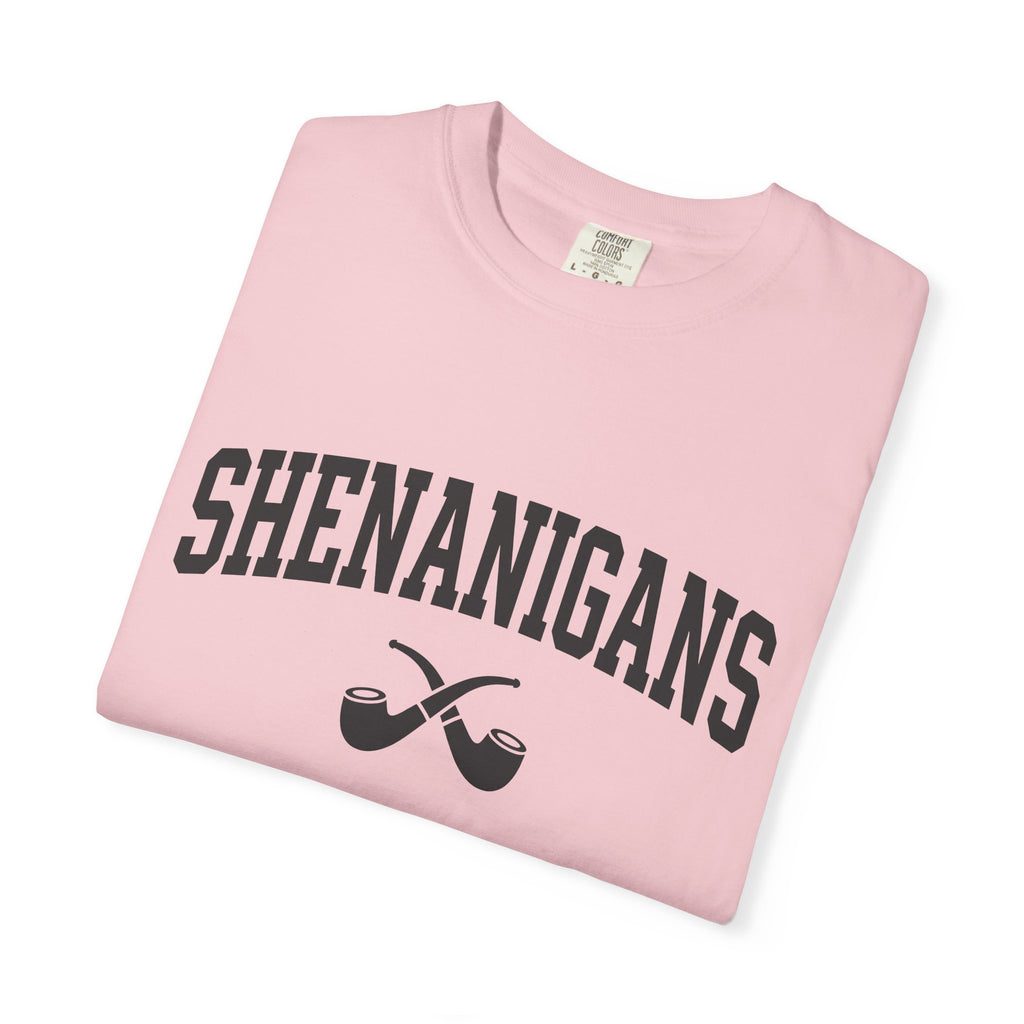 Smoking Pipe Shirt St Patrick's Day Joke Gift Women Heavy Tee Hookah T-Shirt Shamrock Fan Grunge Tshirt Pun Graphic Classic Crossed Tobacco