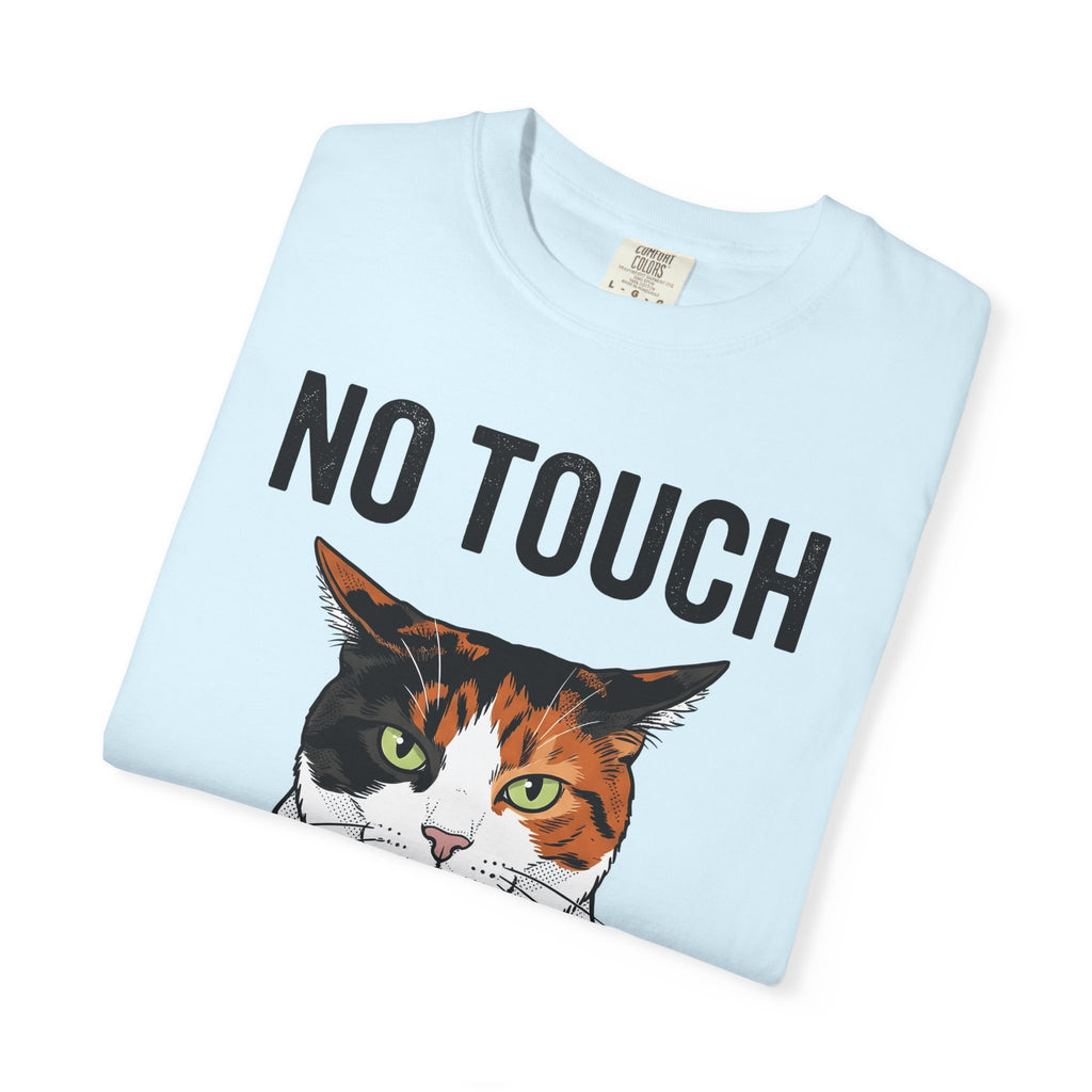 Calico Puss Shirt Cat Satire Gift Women Outline Tee Cat T-Shirt Cat Fan Outline Tshirt Parody Graphic Old School Heavy Type Tshirt