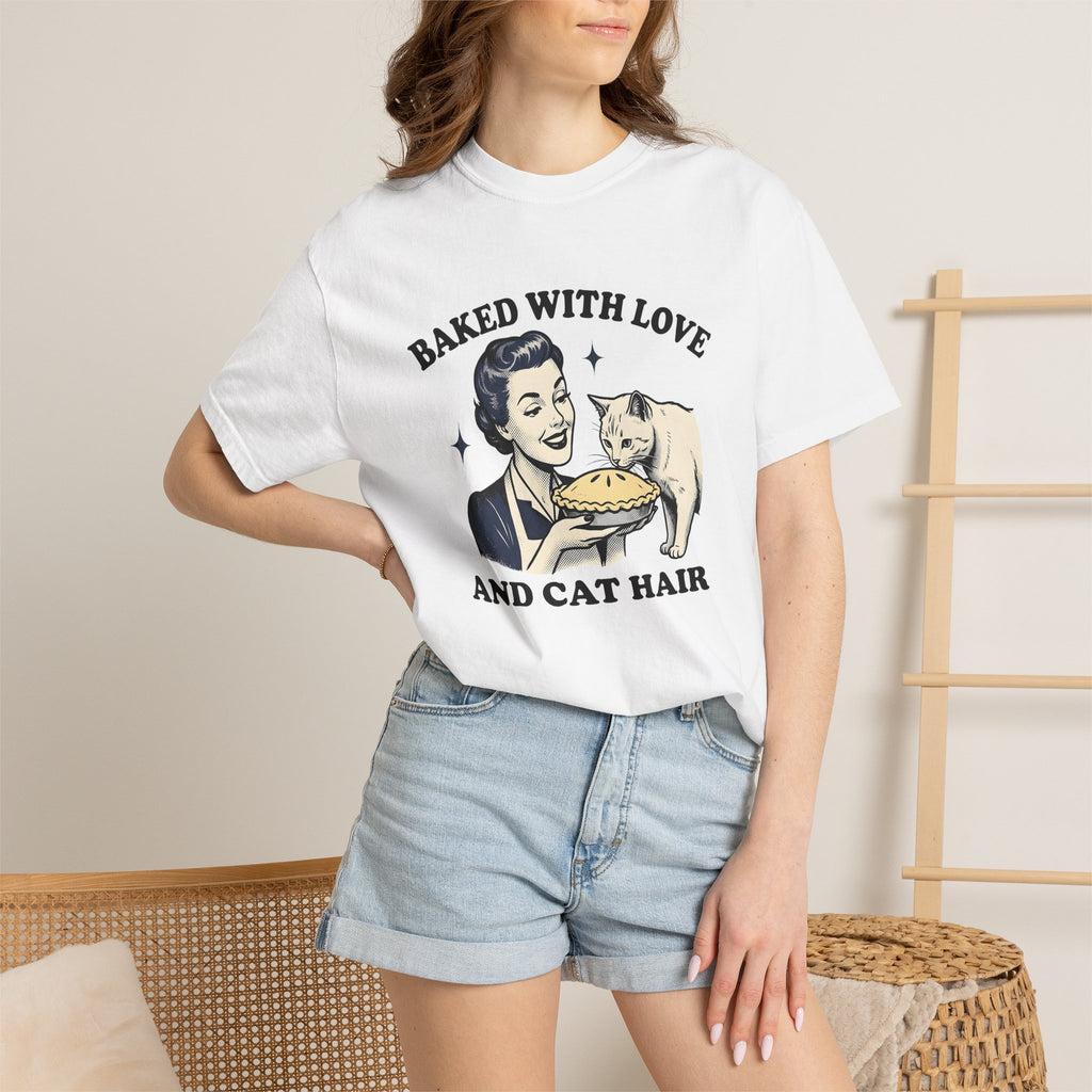 Girl Kitty Tart Shirt Cat Desserts Gift Women Rustic Tee Kitten T-Shirt Cat Fan Feline Tshirt Pastry Graphic Classic Sparkles Tshirt