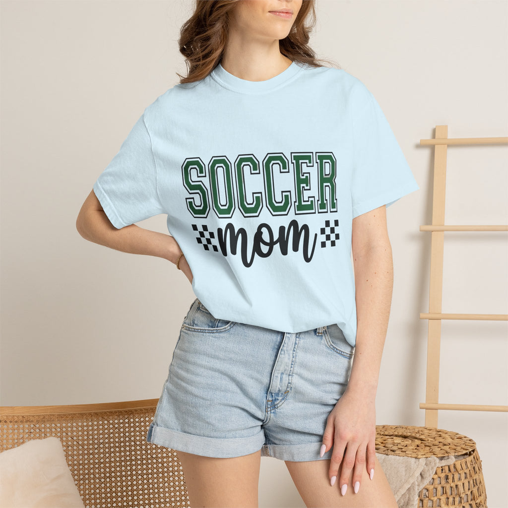 Varsity Text Shirt Mom Sports Gift Women Sporty Tee Letterman T-Shirt Mother Fan Athletic Tshirt Sports Graphic Modern Checkered Tshirt