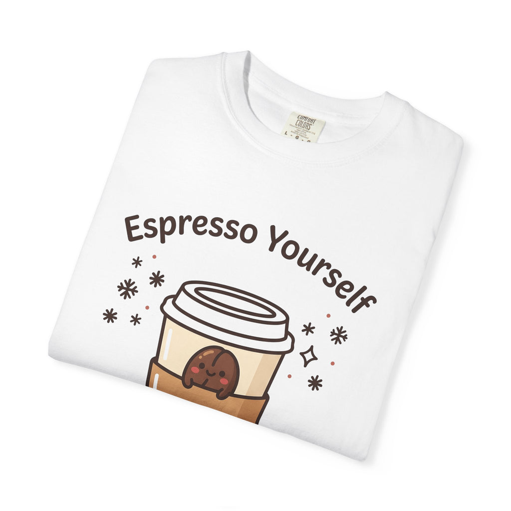 Coffee Mug Shirt Coffee Cooking Gift Women Cute Tee Mug T-Shirt Coffee Fan Coffee Cup Tshirt Culinary Graphic Comic Coffee Seed Tshirt