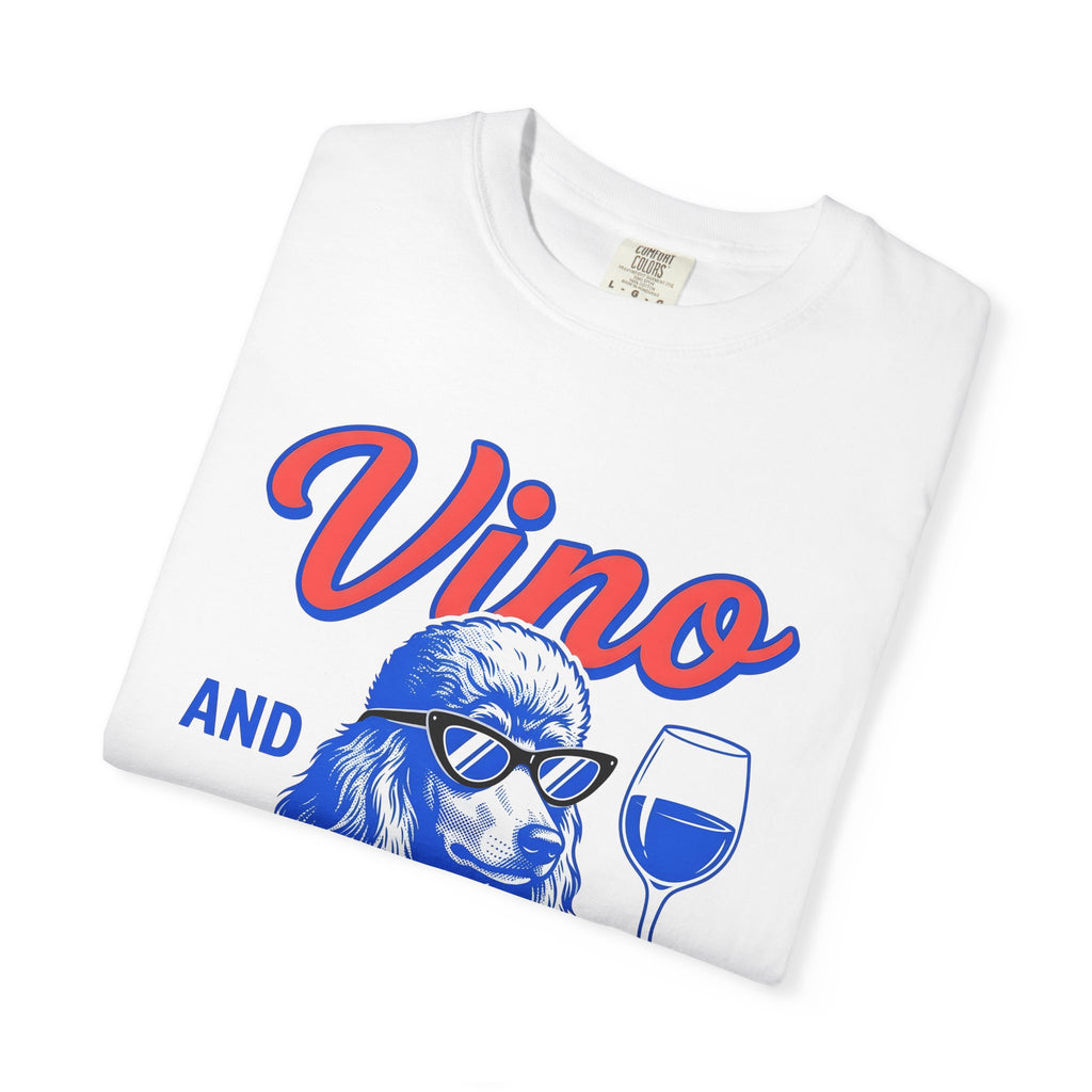 Poodle Pet Shirt Dog Beverage Gift Women Old School Tee Poodle T-Shirt Dog Fan Poodle Art Tshirt Cocktail Graphic Heritage Wine Goblet