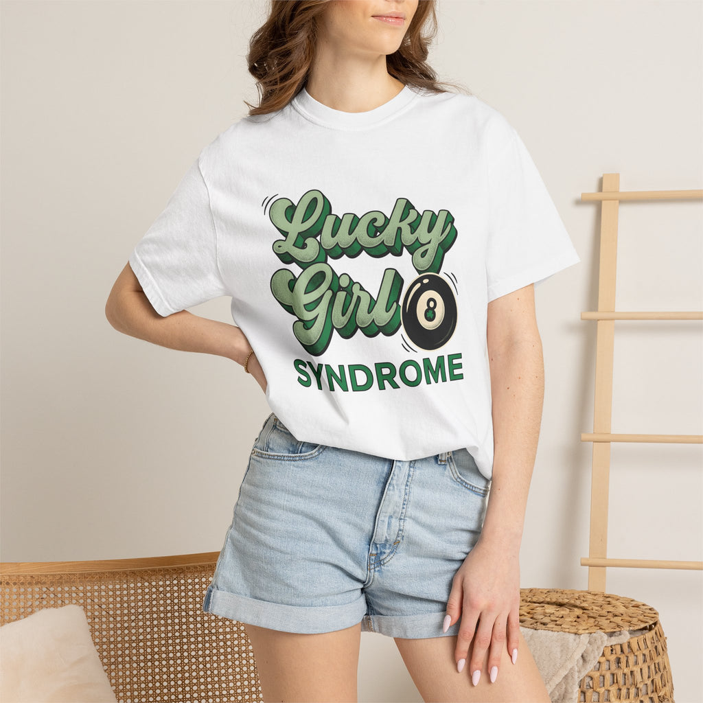 Billiard Ball Design Shirt St Patrick's Day Casino Gift Women Vintage Tee Pool Ball T-Shirt Luck Fan Retro Tshirt Gambling Graphic Strong