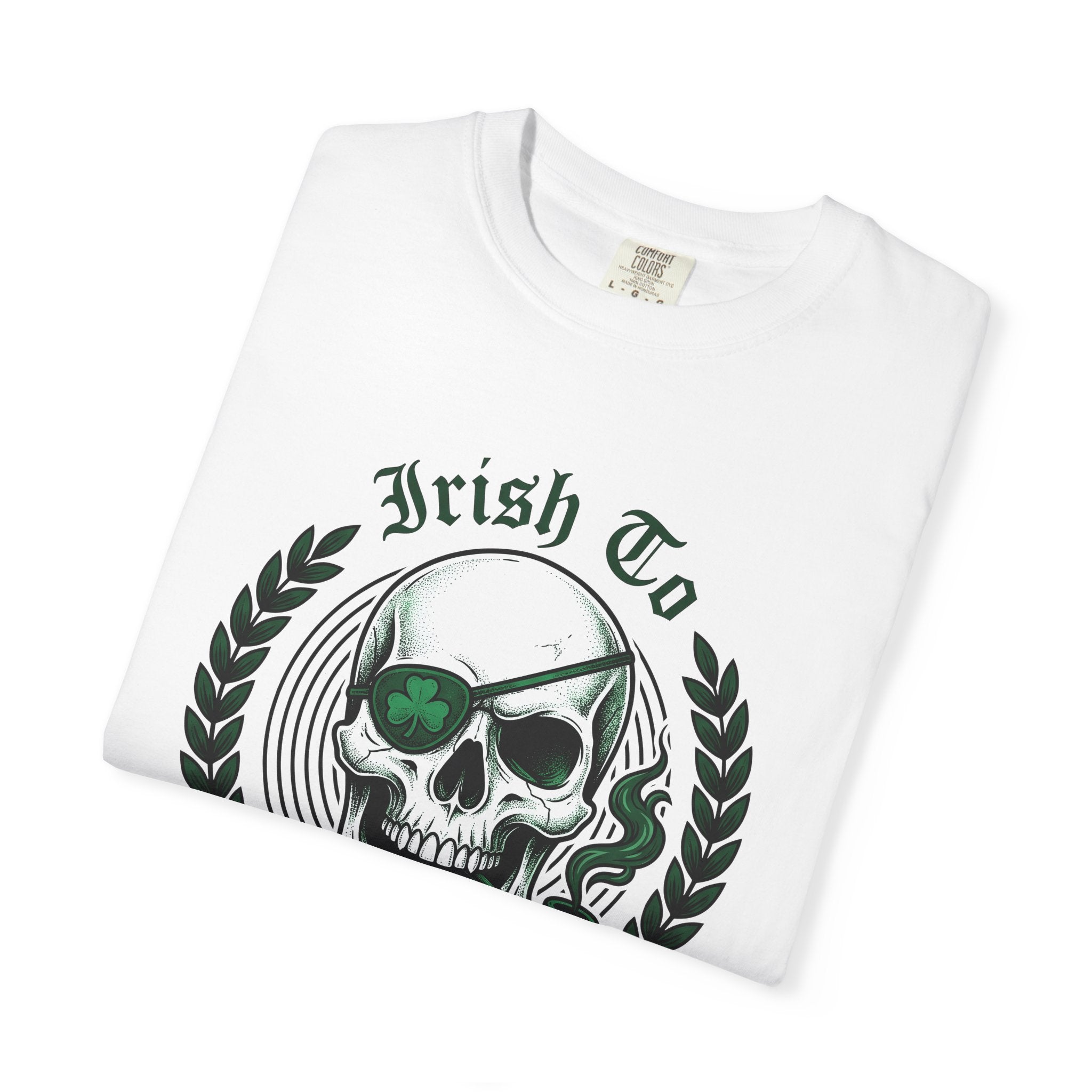Skull Tobacco Shirt St Patrick's Day Skull Face Gift Women Traditional Tee Chewing Tobacco T-Shirt Shamrock Fan Vintage Tshirt Skull Graphic