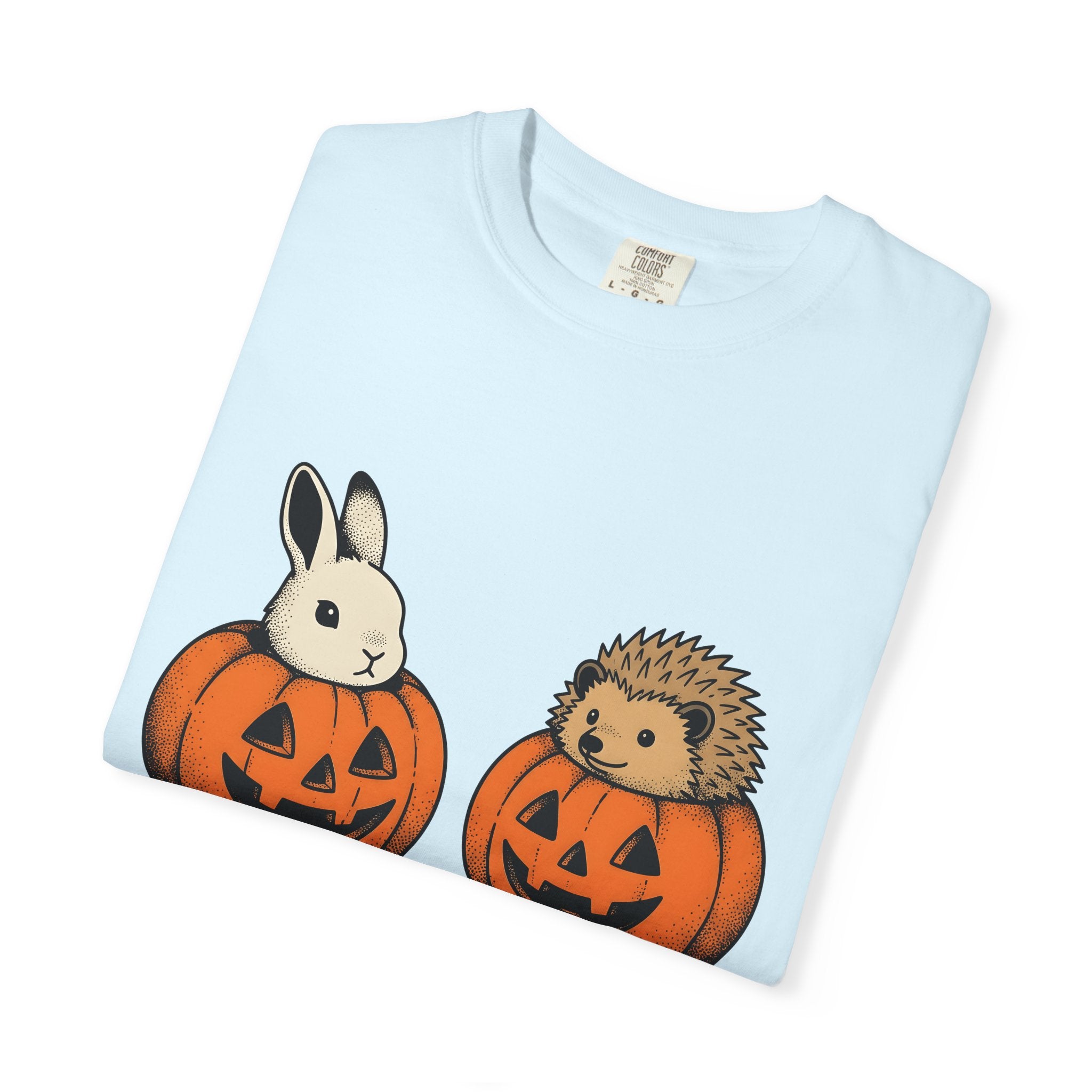 Hare Spiny Squash Shirt Halloween Creatures Gift Women Classic Tee Gourd T-Shirt Horror Fan Retro Tshirt Monster Graphic Drawn Lantern