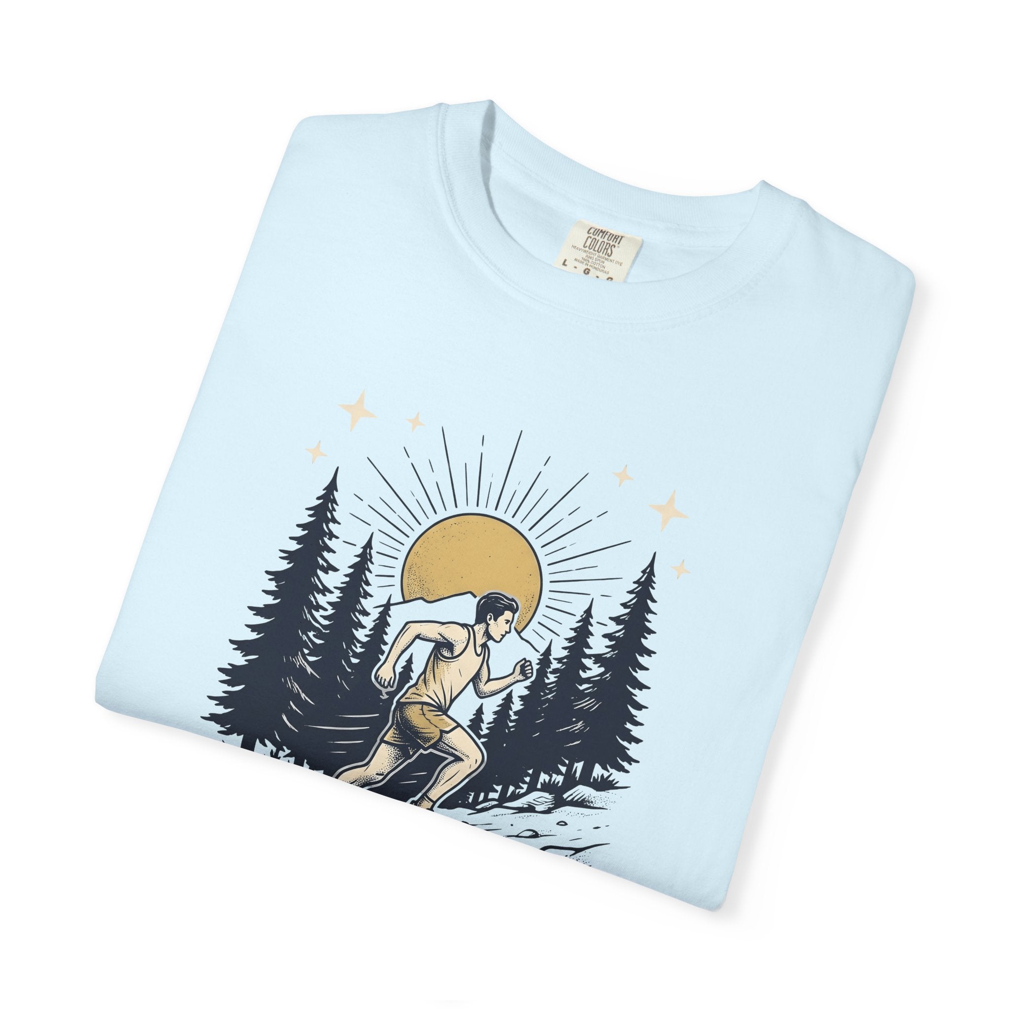 Trail Running Shirt Running Camping Gift Women Retro Tee Ultrarunning T-Shirt Runner Enthusiast Vintage Tshirt Camping Graphic Line Art