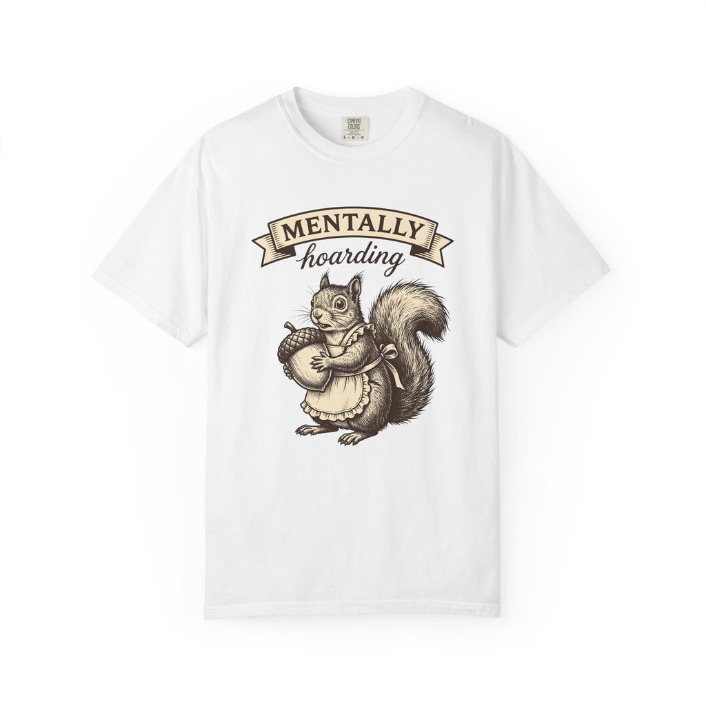 Tree Squirrel Shirt Funny Pet Gift Women Old School Tee Squirrels T-Shirt Humor Fan Vintage Tshirt Animal Graphic Line Art Kitchen Apron