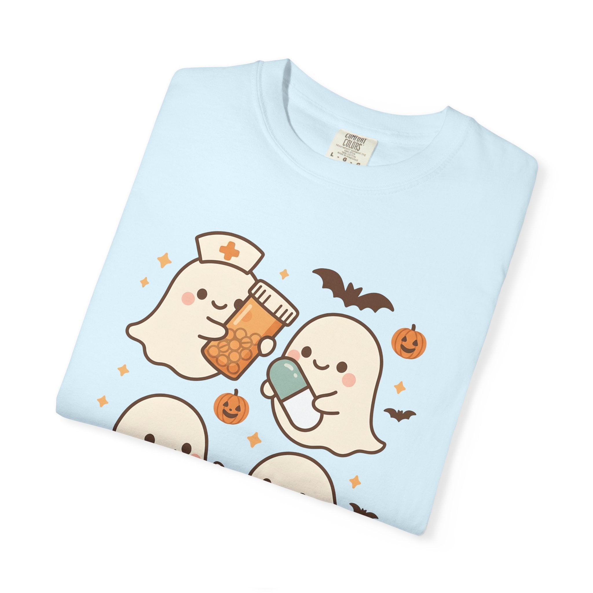 Phantom Nurse Shirt Nurses Festival Gift Women Chibi Tee Nurse T-Shirt Nursing Enthusiast Cute Tshirt Carnival Graphic Animated Gourd Tshirt