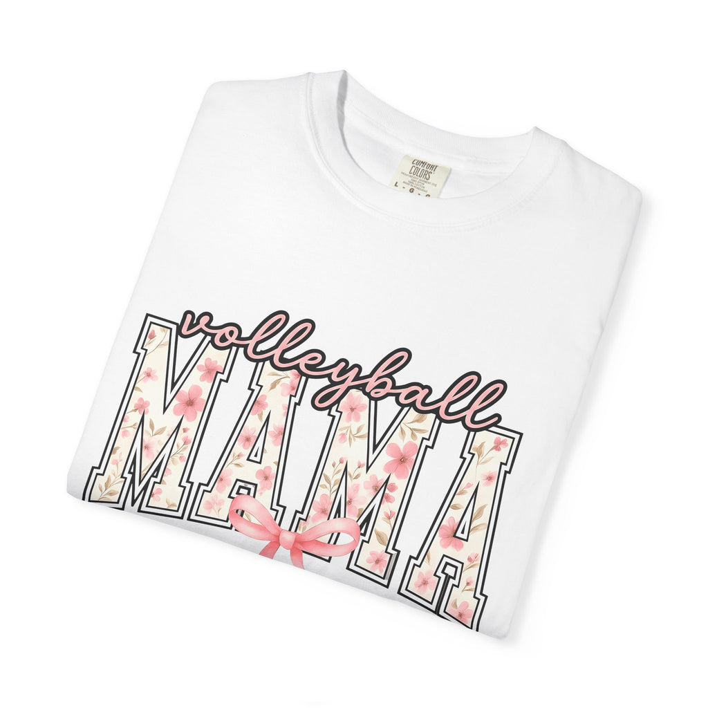 Floral Varsity Letters Shirt Moms Recreation Gift Women Chic Tee Letterman T-Shirt Mom Fan Retro Tshirt Outdoor Graphic Nostalgic Pink Tie