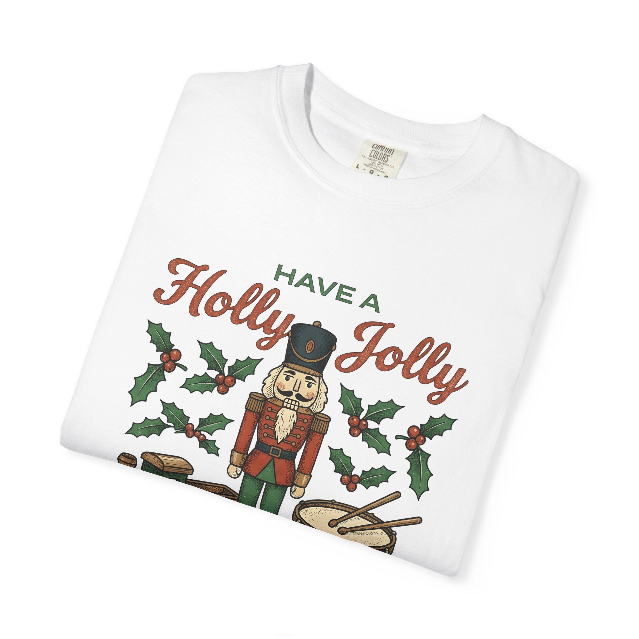 Nutcracker Illustration Shirt Christmas Festive Gift Women Antique Tee Christmas Soldier T-Shirt Xmas Fan Vintage Tshirt Holiday Graphic Ink