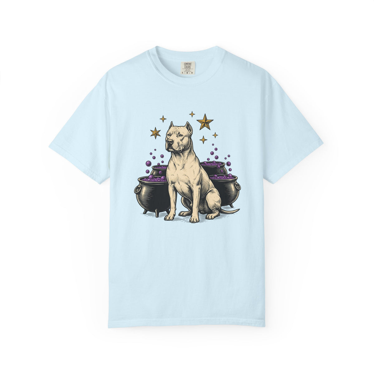 Pitbull Pup Shirt Dog Fall Unisex Gift Classic Graphic Tee Pitbull T-Shirt Dog
