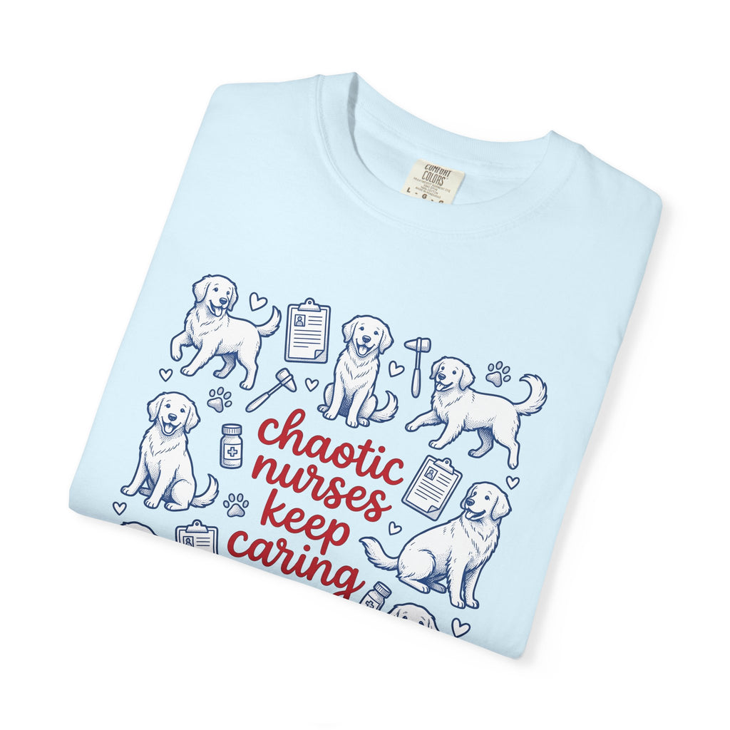 Golden Retrievers Shirt Nurses Canine Gift Women Doodle Tee Retriever T-Shirt Nurse Enthusiast Cartoon Tshirt Dog Graphic Classic Health