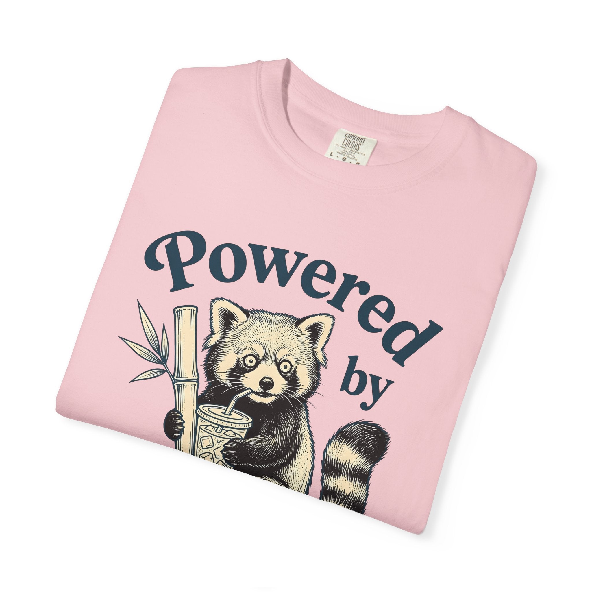 Red Panda Design Shirt Funny Wildlife Gift Women Retro Tee Panda T-Shirt Humor Fan Cartoon Tshirt Animal Graphic Sketch Bamboo Stalk Tshirt