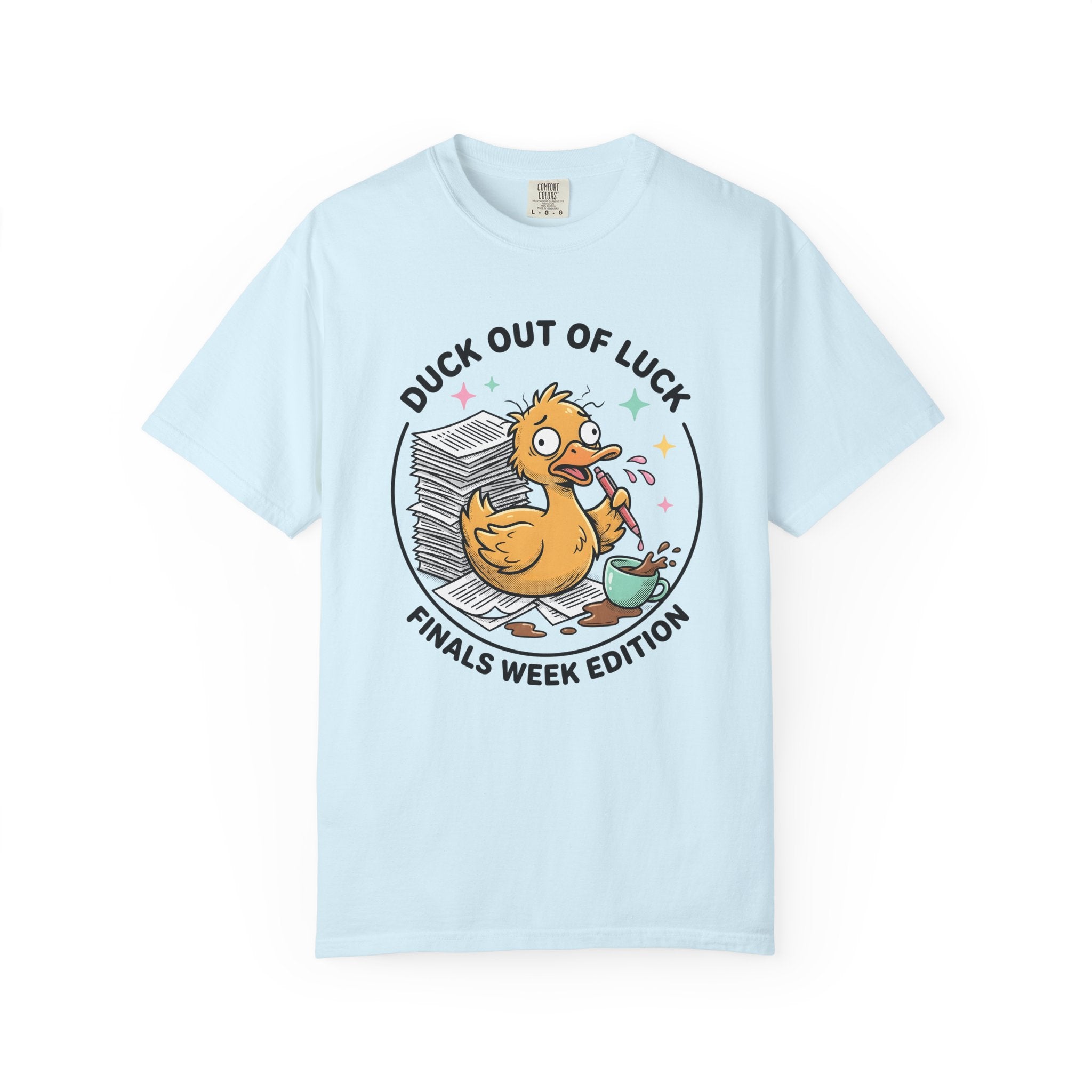 Anxious Duck Shirt Teachers Pupil Gift Women Comic Tee Duckling T-Shirt Educator Enthusiast Cartoon Tshirt Student Graphic Vintage Mug