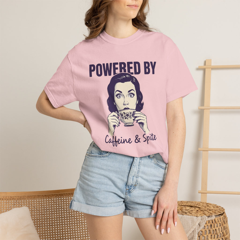 Woman Coffee Cup Shirt Coffee Humor Gift Women Vintage Tee Coffee Mug T-Shirt Caffeine Fan Retro Tshirt Vintage Distressed Tshirt Funny