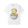 Baby Chick Shirt Easter Animal Gift Women Cute Tee Chick T-Shirt Easter Fan Chickling Tshirt Creature Graphic Watercolor Egg Shell Tshirt