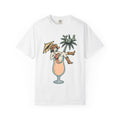 Cowgirl Cocktail Shirt Cowgirl Tropical Gift Women Pinup Tee Cocktail T-Shirt Cowboy Fan Vintage Tshirt Island Graphic Retro Cactus Tshirt