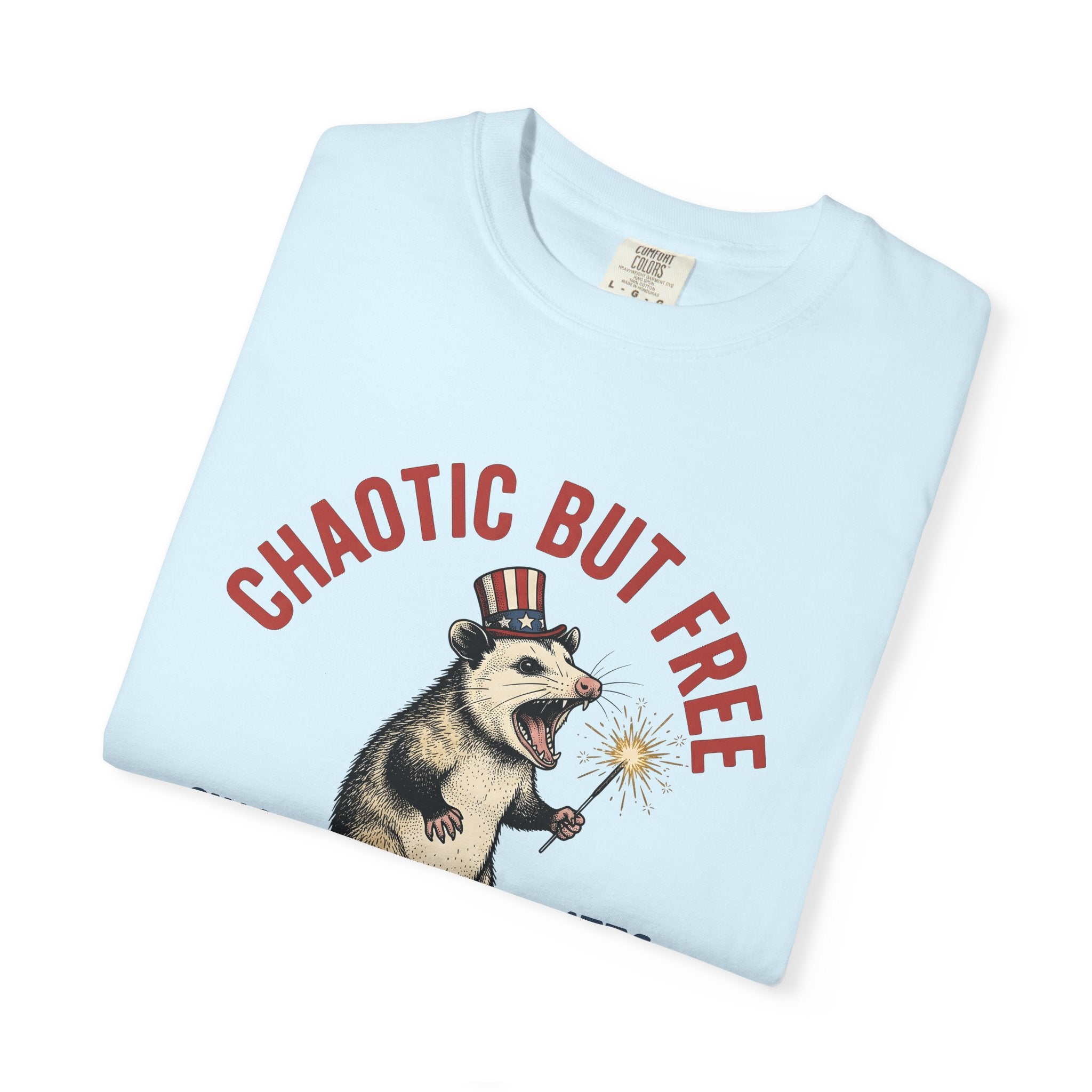 Opossum Sparkler Shirt America Fauna Gift Women Vintage Tee Possum T-Shirt American Fan Retro Tshirt Wildlife Graphic Sketch Cylinder Hat