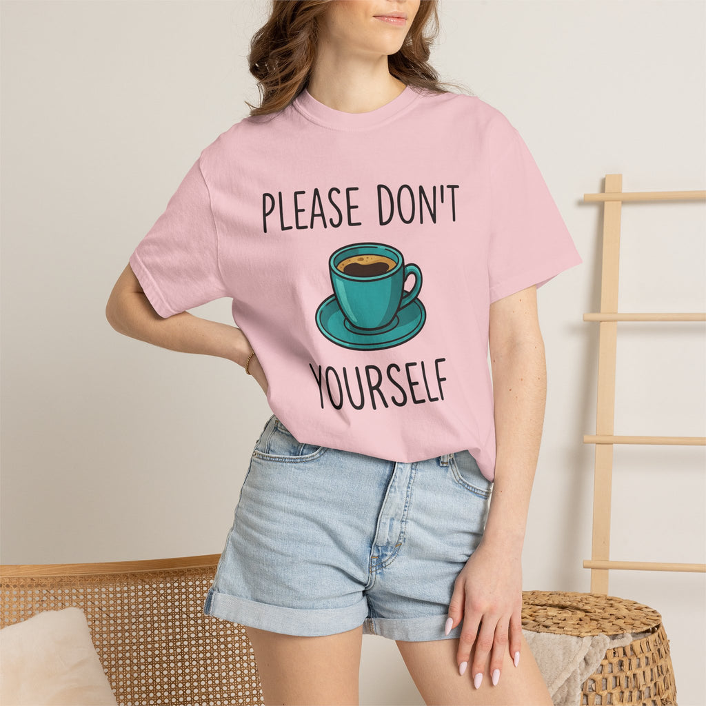 Coffee Cup Shirt Coffee Fun Gift Women Kawaii Tee Mug T-Shirt Coffee Fan Cute Tshirt Humor Graphic Clean Dish Tshirt