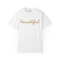 Cursive Lettering Shirt America Motivation Gift Women Simple Tee Calligraphy T-Shirt Patriot Enthusiast Minimalist Tshirt Inspirational