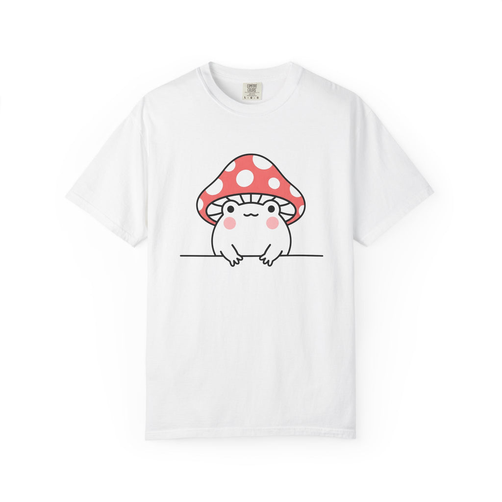 Frog Mushroom Shirt Easter Vintage Gift Women Playful Tee Toadstool T-Shirt Easter Fan Retro Tshirt Antique Graphic Sleek Speckles Tshirt