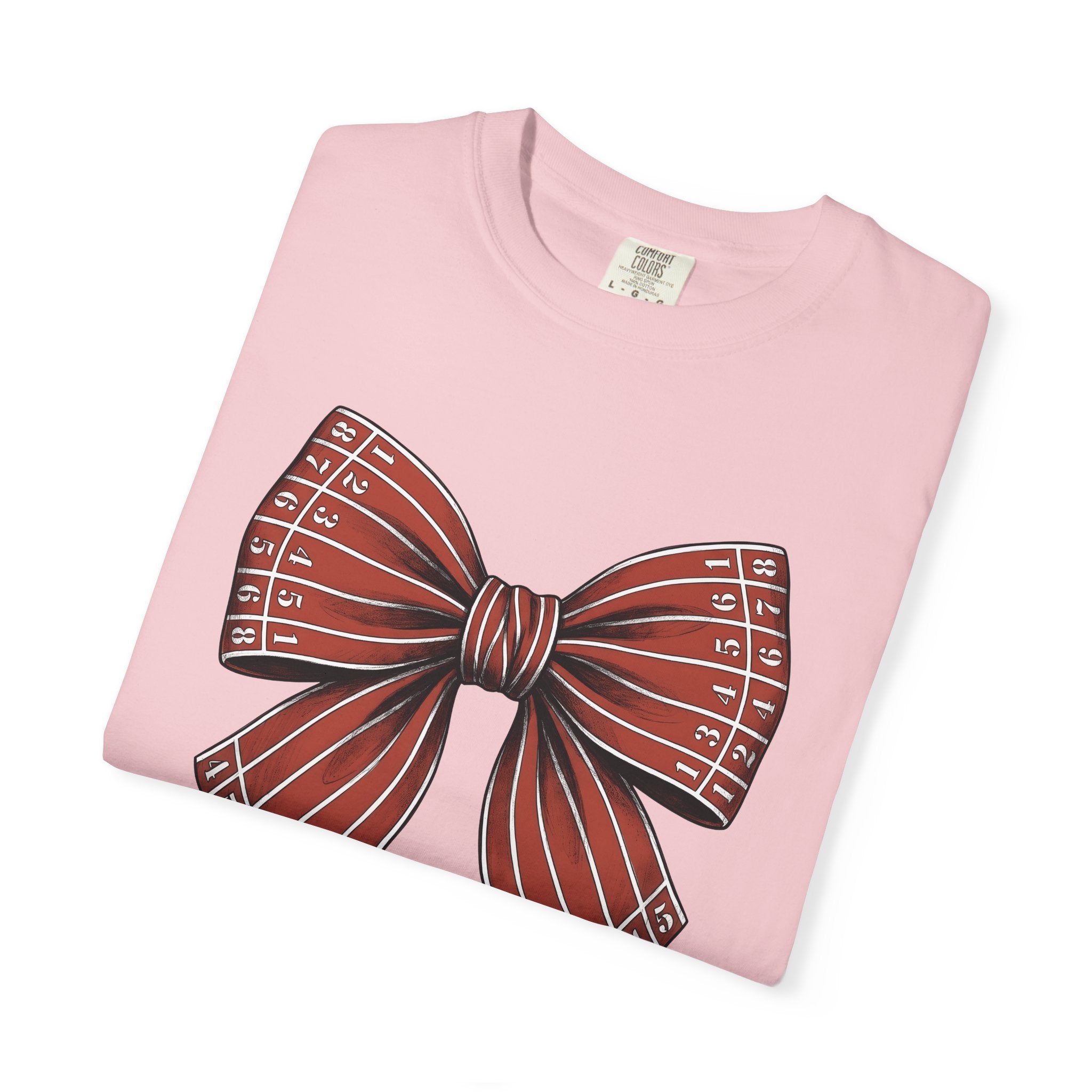 Bow Illustration Shirt Moms Education Gift Women Sketch Tee Bow T-Shirt Motherhood Enthusiast Drawing Illustration Graphic Retro Digits