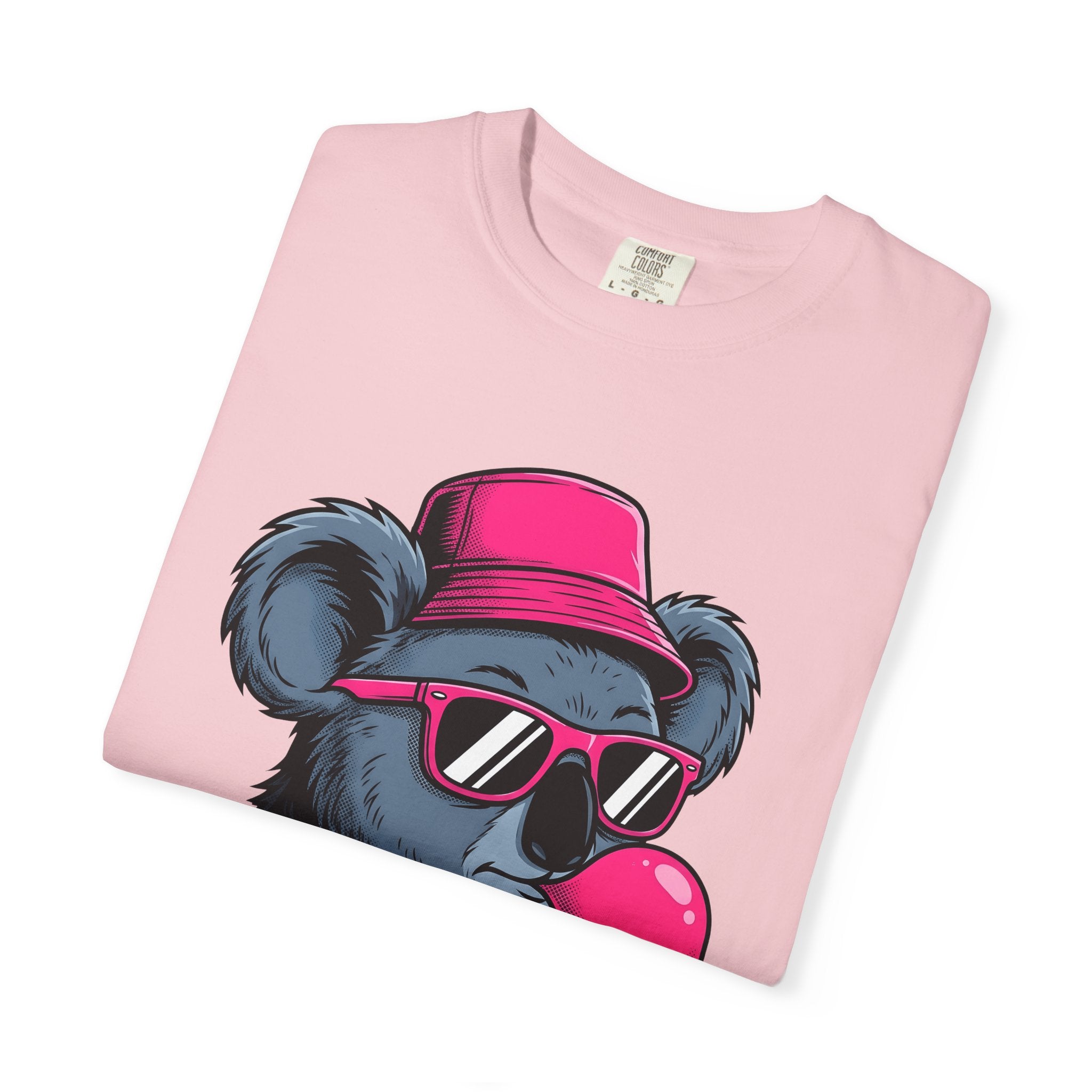 Koala Shades Shirt Animals Comedy Gift Women Doodle Tee Koala T-Shirt Animal Fan Cartoon Tshirt Humor Graphic Classic Chewing Gum Tshirt