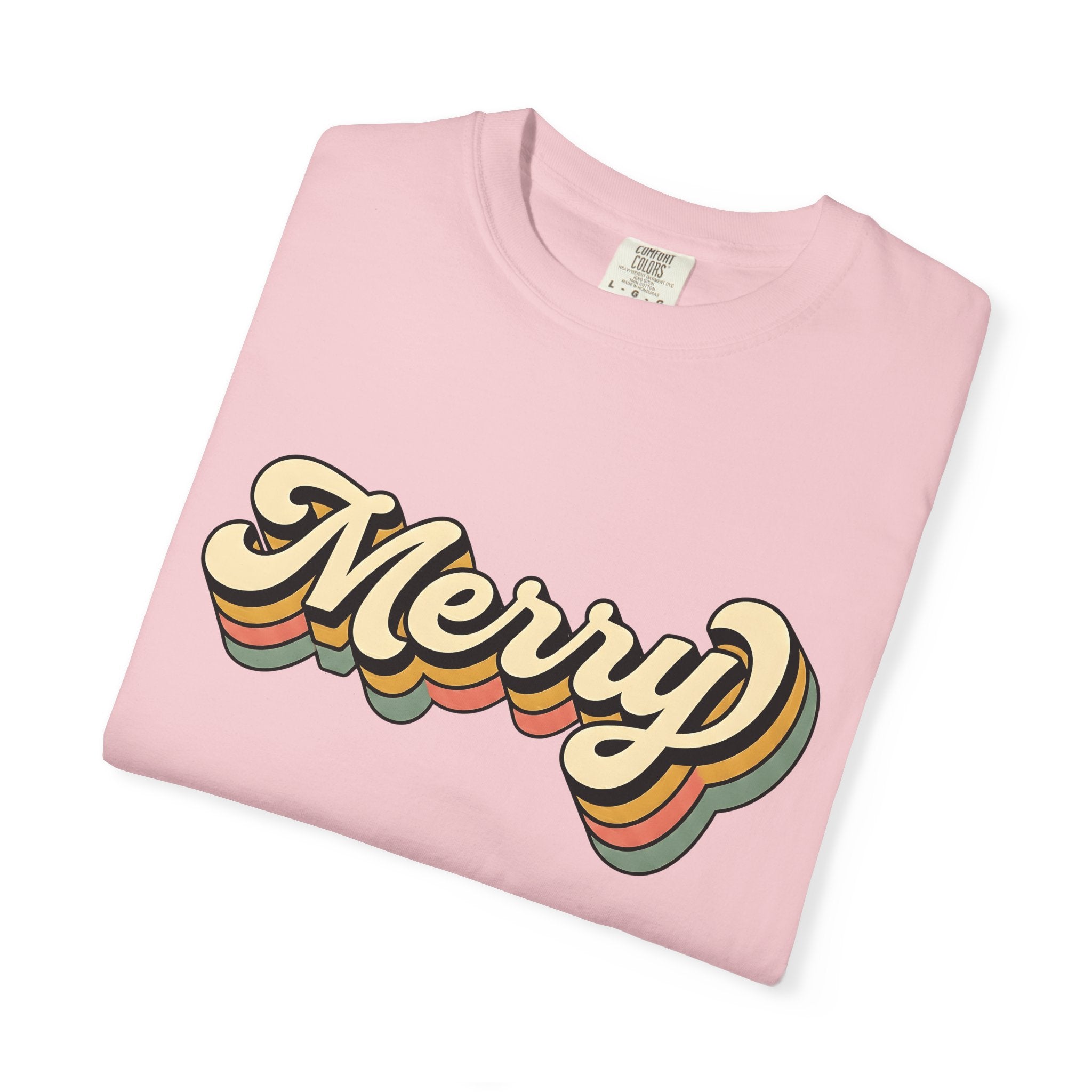 Bold Old School Letters Shirt Holiday Yuletide Gift Women Heritage Tee Typography T-Shirt Christmas Fan Vintage Tshirt Noel Graphic Basic