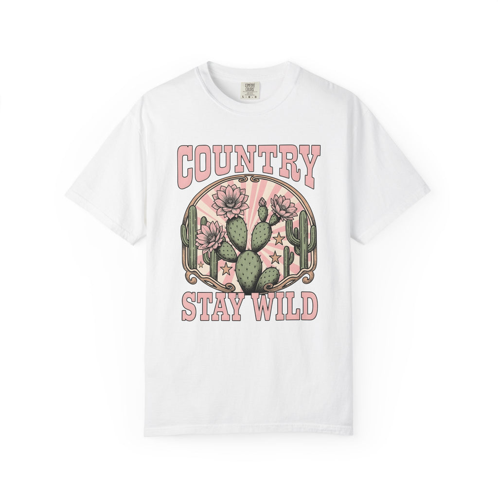 Prickly Pear Blooms Shirt Cowgirl Western Gift Women Prairie Tee Cactus Flower T-Shirt Rodeo Fan Rustic Tshirt Country Graphic Antique