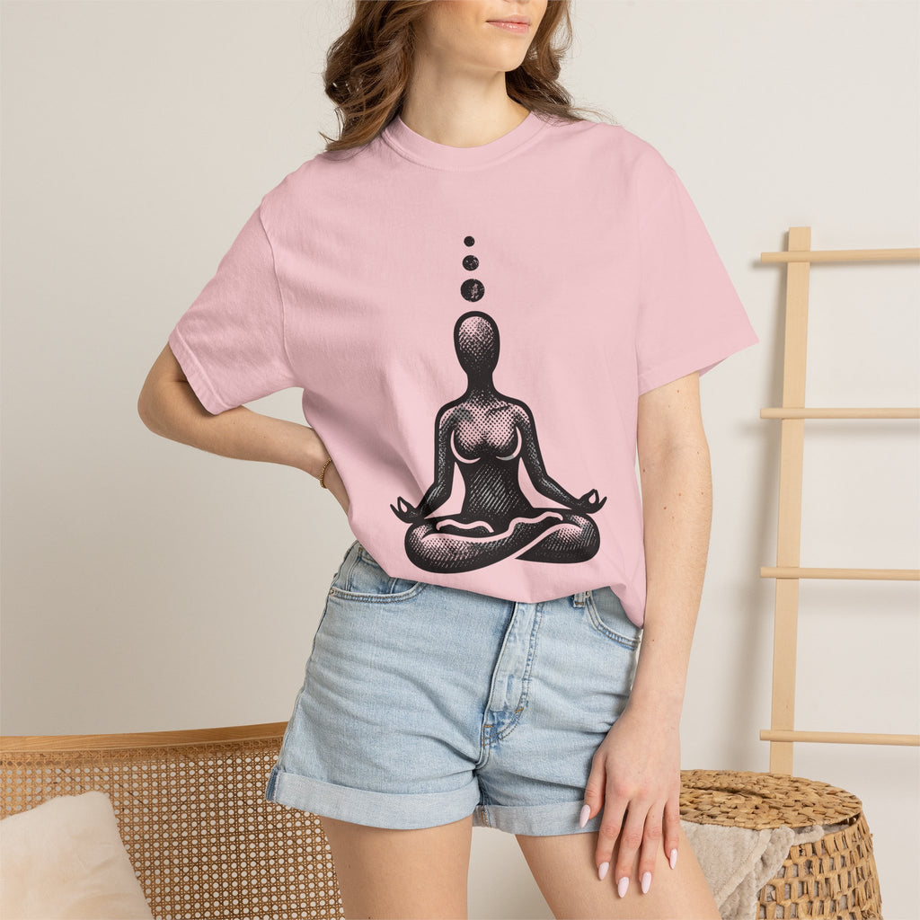 Yoga Posture Shirt Yoga Fitness Gift Women Spiritual Tee Pose T-Shirt Fitness Enthusiast Mystical Tshirt Workout Graphic Clean Relaxation