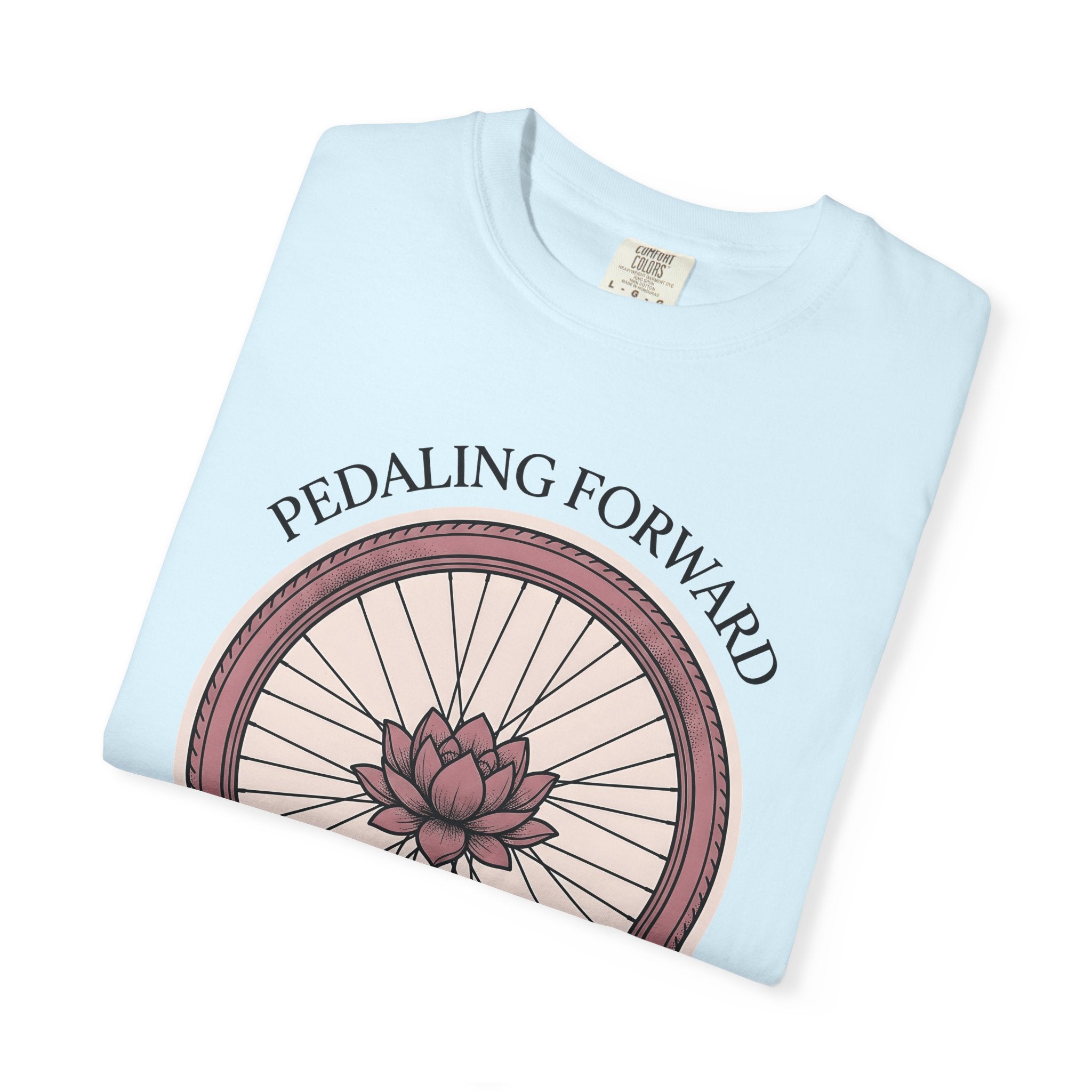 Bicycle Wheel Shirt Sports Cycling Gift Women Line Art Tee Bike T-Shirt Athlete Enthusiast Illustration Graphic Cycling Graphic Vintage