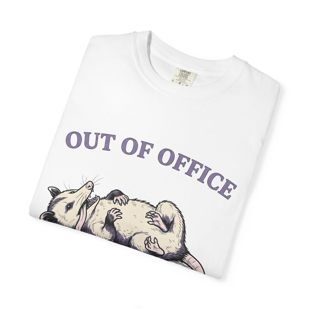 Opossum Graphic Shirt Funny Animal Gift Women Cartoon Tee Possum T-Shirt Humor Fan Illustrated Tshirt Creature Graphic Hand Drawn Humor