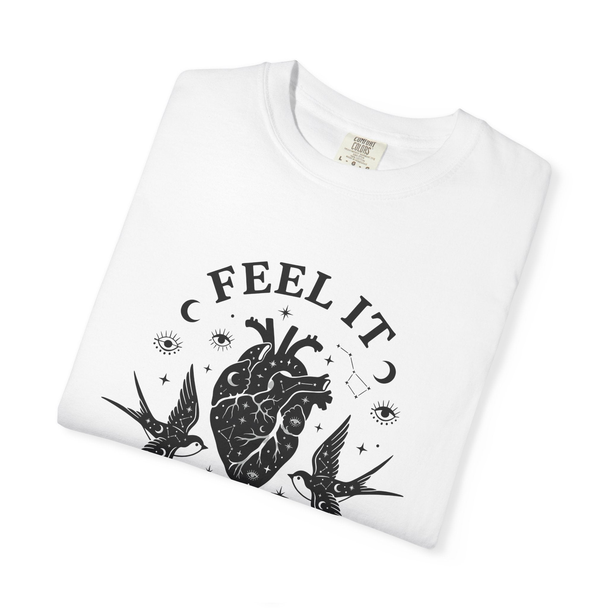 Heart Anatomy Shirt Boho Chic Witchcraft Gift Women Galaxy Tee Cardiac Anatomy T-Shirt Bohemian Fan Cosmic Tshirt Occult Graphic Classic