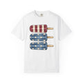 Patriotic Popsicles Shirt 4th Of July Summer Gift Women Watercolor Tee Ice Pops T-Shirt Independence Day Fan Popsicle Graphic Summer Design