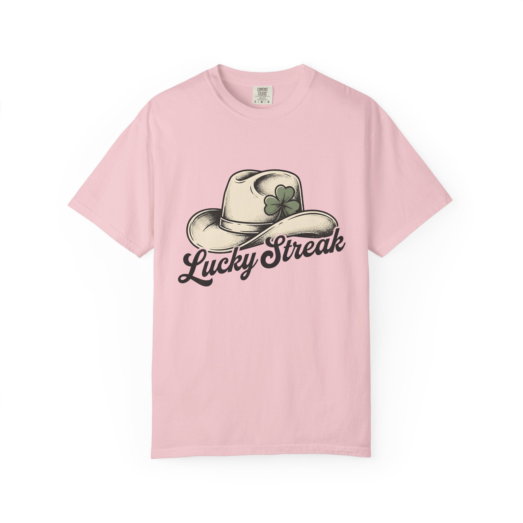 Cowboy Hat Shirt St Patrick's Day Country Gift Women Old School Tee Stetson T-Shirt Irish Fan Retro Tshirt Rural Graphic Line Art Shamrock