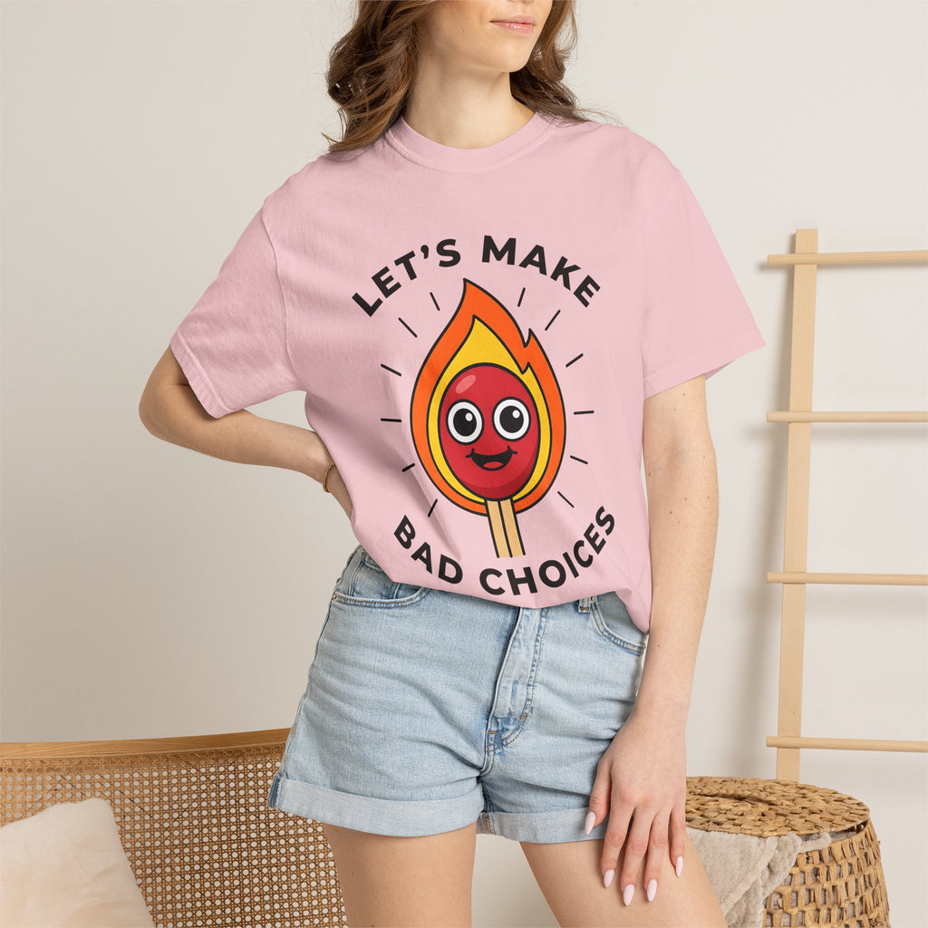 Cheerful Match Fire Shirt Funny Event Gift Women Illustration Tee Matchstick T-Shirt Humor Fan Cartoon Tshirt Party Graphic Striking Burning
