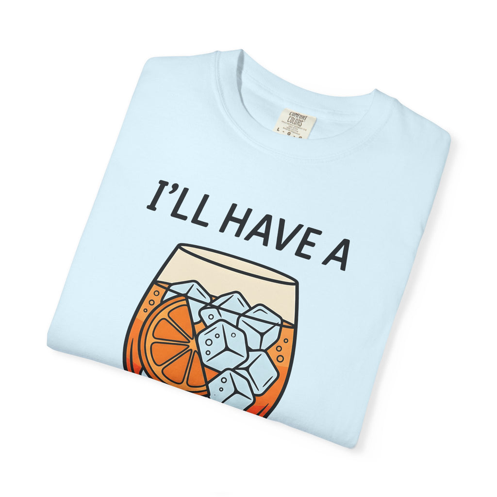 Cocktail Cup Shirt Drinks Event Gift Women Animated Tee Cocktail Glass T-Shirt Cocktail Fan Cartoon Tshirt Party Graphic Clean Orange Wedge