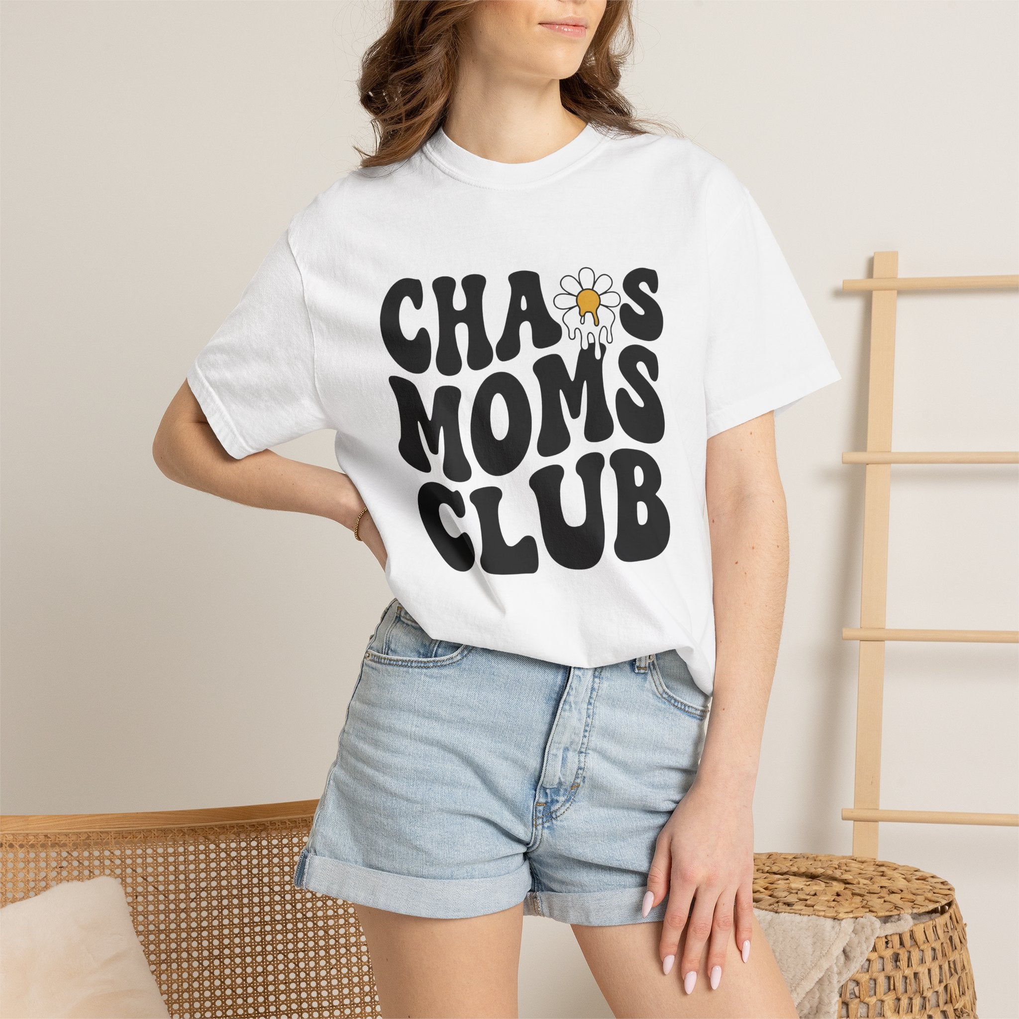 Daisy Petals Shirt Mom Caretakers Gift Women Flower Power Tee Flower T-Shirt Motherhood Fan Bohemian Tshirt Caregiver Graphic Classic