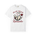 Opossum Art Shirt St. Valentine's Day Critter Gift Women Classic Tee Possum T-Shirt Valentine Fan Vintage Tshirt Animal Graphic Line Art