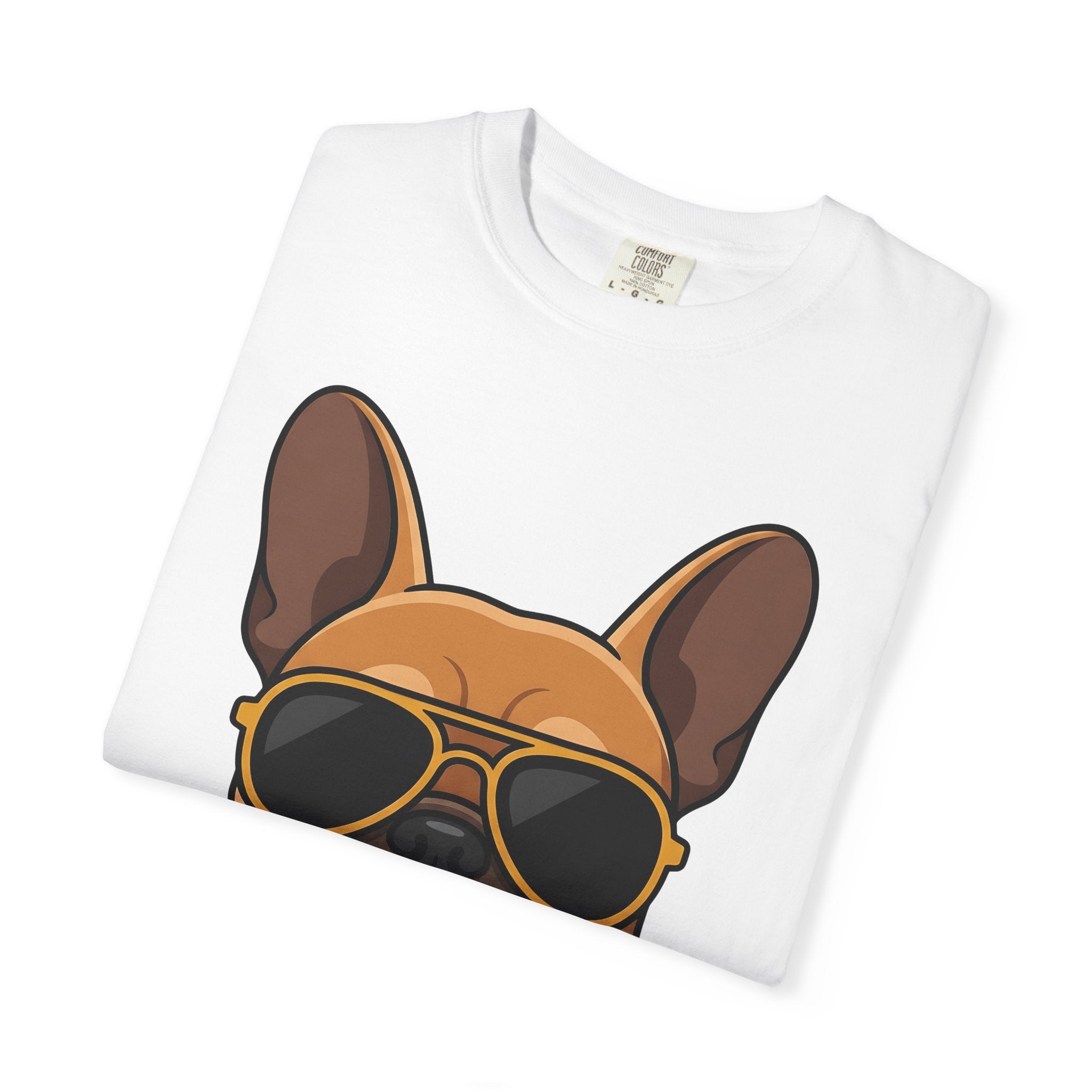 French Bulldog Shirt Animals Puppy Gift Women Comic Tee Bulldog T-Shirt Pet Fan Cartoon Tshirt Puppy Graphic Minimalist Shades Tshirt