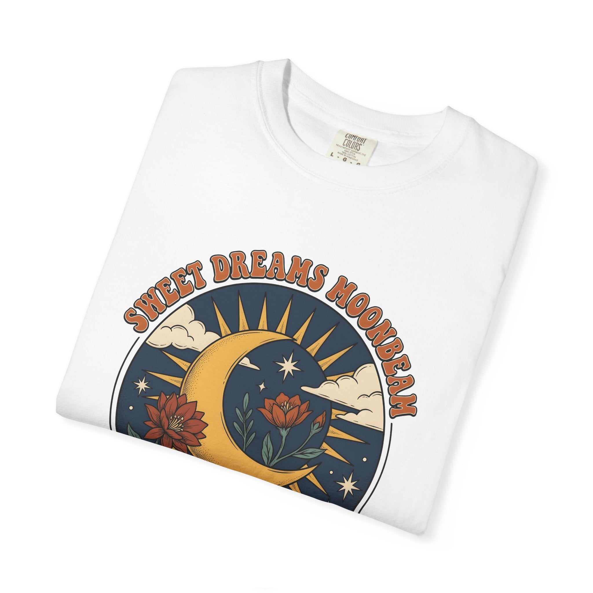 Moonflower Crescent Shirt Celestial Zodiac Gift Women Folk Tee Lunar T-Shirt Astrology Enthusiast Bohemian Tshirt Horoscope Graphic Classic