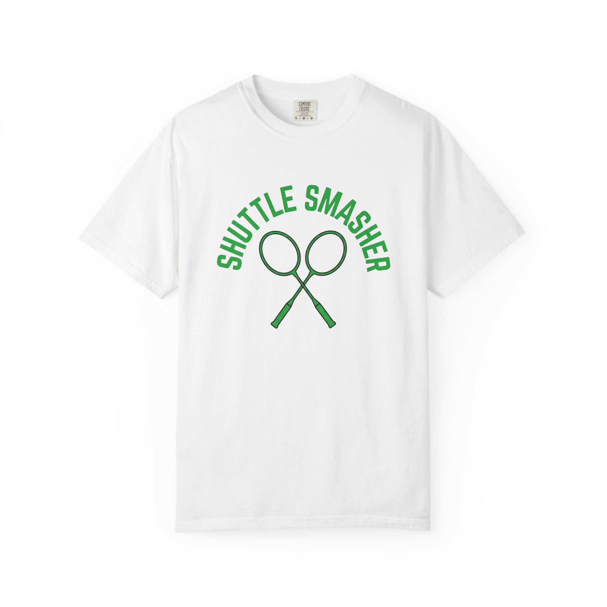 Badminton Rackets Shirt Badminton Team Gift Women Bold Tee Racquet T-Shirt Badminton Fan Graphic Tshirt Crew Graphic Minimalist Crossed