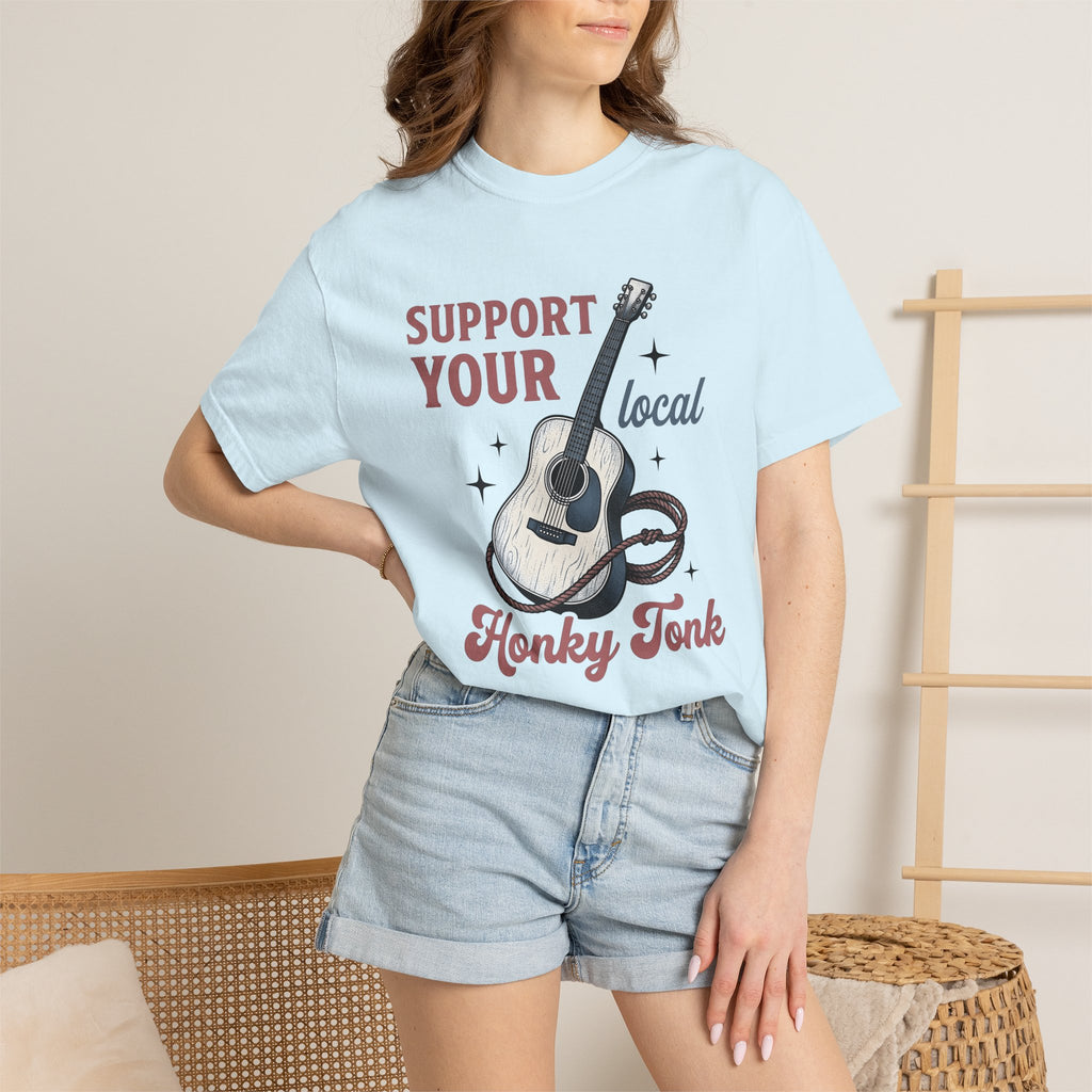 Acoustic Guitar Shirt Cowgirl Folk Gift Women Hand Drawn Tee Guitar T-Shirt Cowgirl Fan Illustrated Tshirt Traditional Graphic Sketch Rope