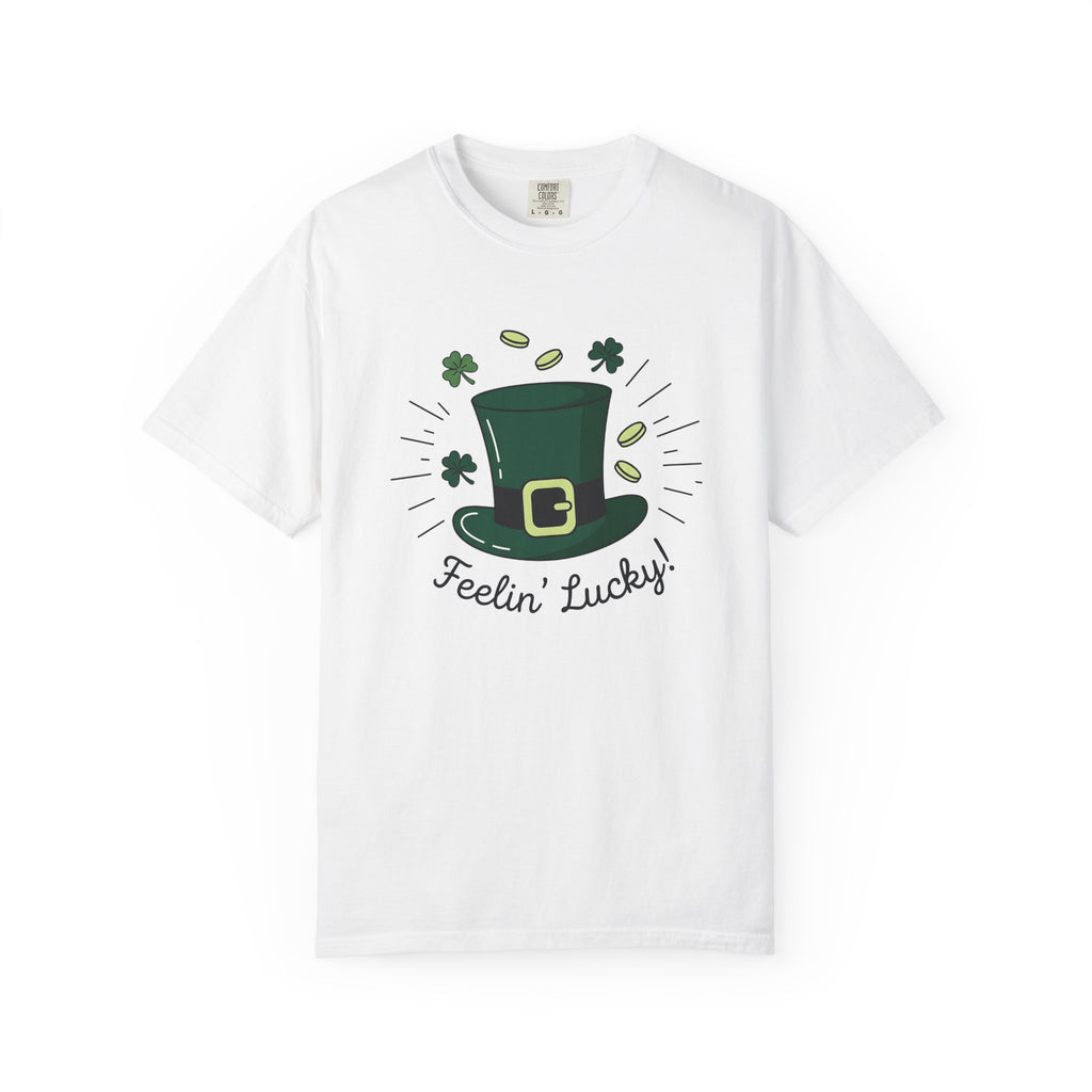 Leprechaun Hat Shirt St Patrick's Day Festival Gift Women Hand Drawn Tee Top Hat T-Shirt Saint Patrick Fan Tophat Tshirt Festival Graphic