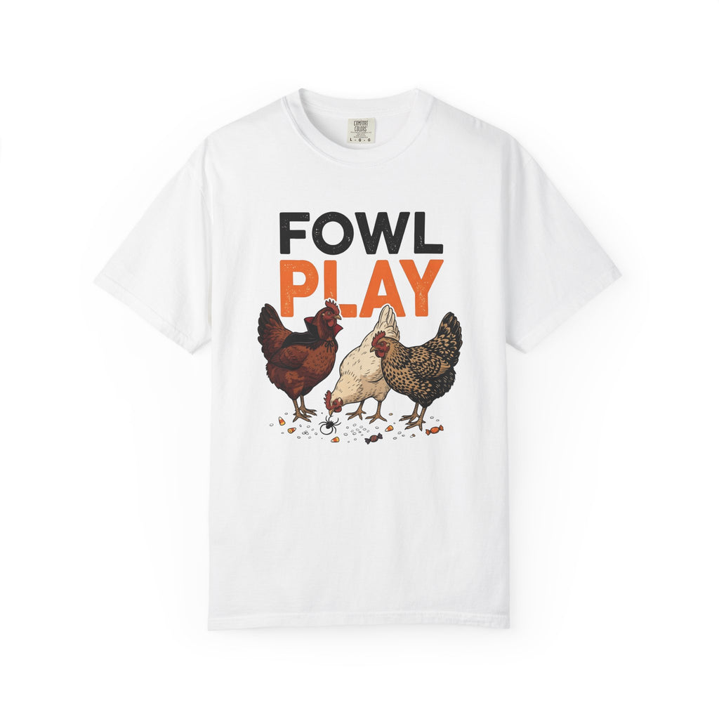 Poultry Trio Shirt Halloween Livestock Gift Women Caricature Tee Chickens T-Shirt Horror Fan Cartoon Tshirt Farm Graphic Classic Confections