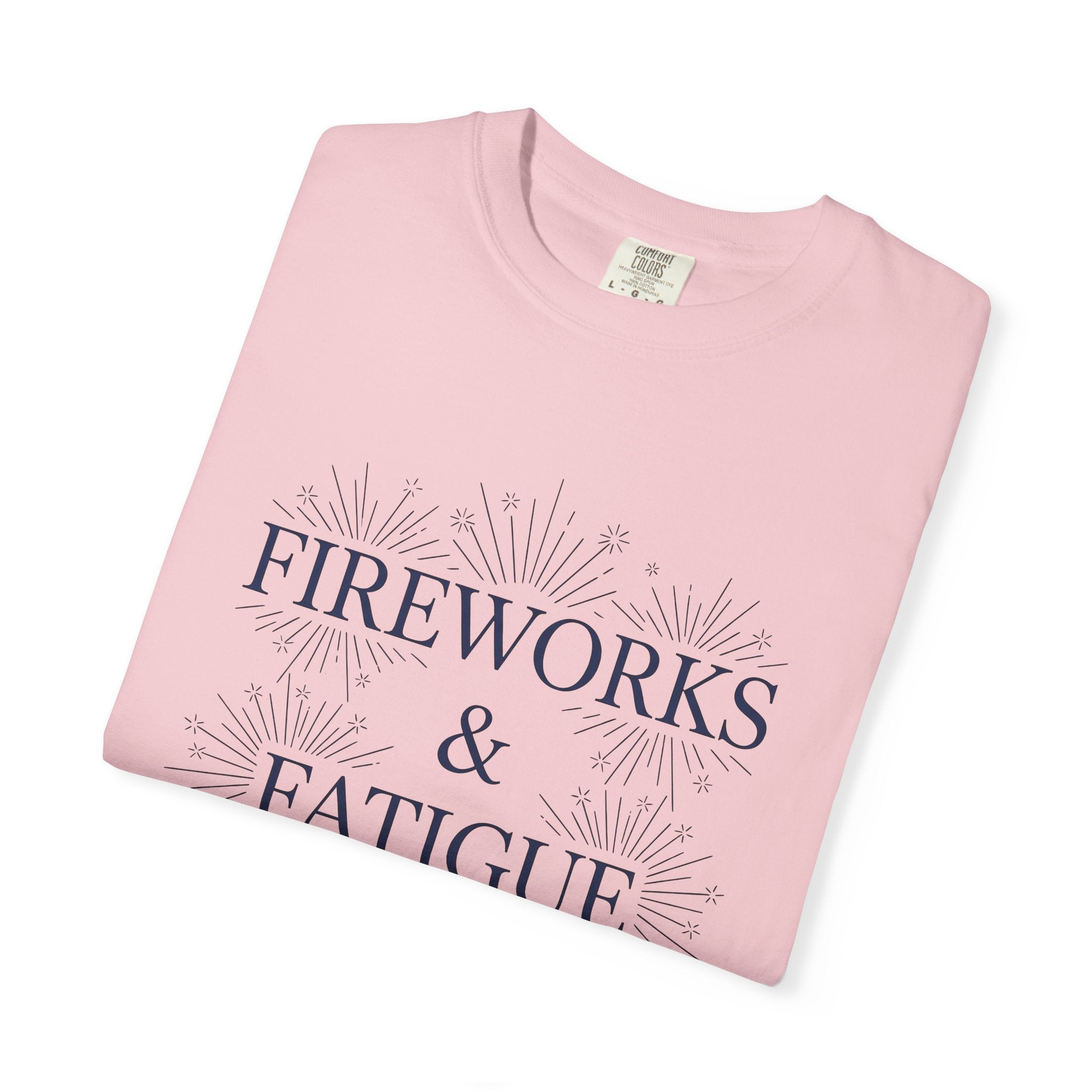 Firework Blast Shirt Holiday Festival Gift Women Basic Tee Pyrotechnic T-Shirt Celebration Fan Simple Tshirt Fair Graphic Old School