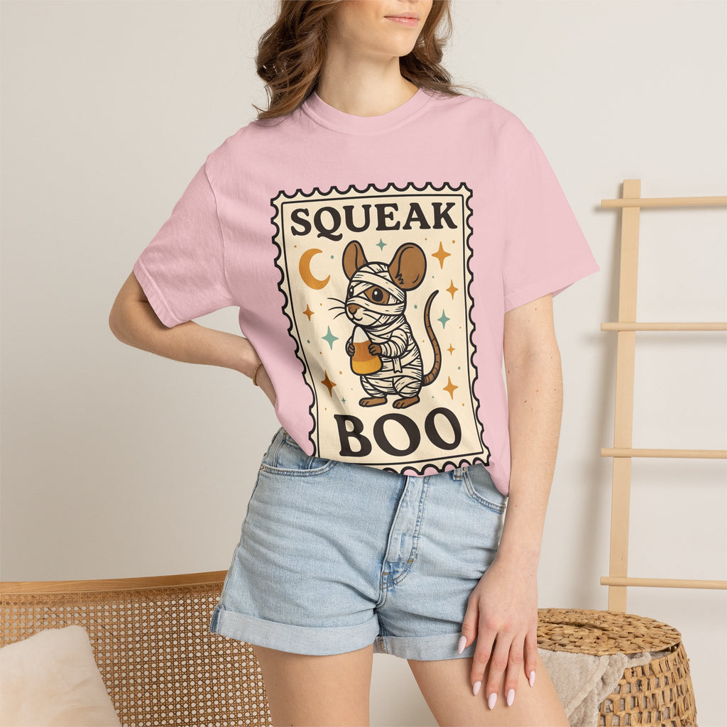 Mummy Mouse Shirt Halloween Wildlife Gift Women Charming Tee Mouse T-Shirt Halloween Fan Rodent Tshirt Wildlife Graphic Classic Candy Corn