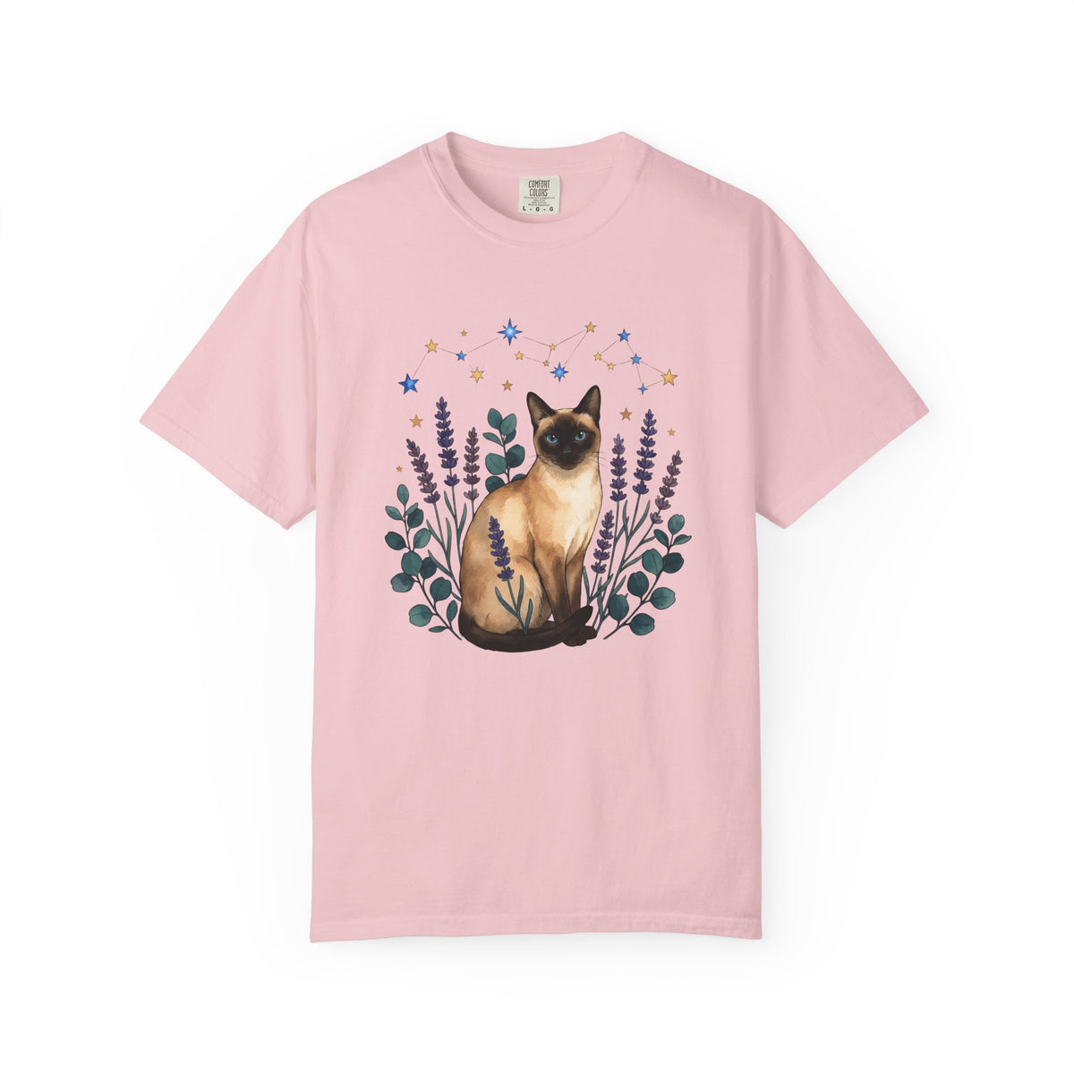 Siamese Cat Shirt Cat Astrology Unisex Gift Watercolor Tee Cat T-Shirt Cat Fan